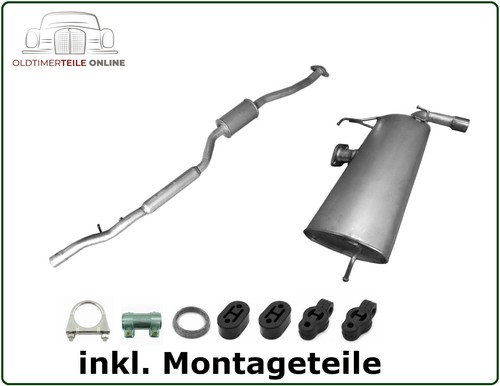 Auspuffanlage für mitsubishi - auspuffanlage,