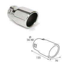 Auspuffblende Auspuffendstück