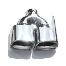 Auspuffblende Endstück Double