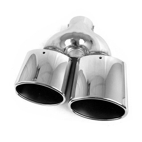 Auspuffblende links edelstahl - links,